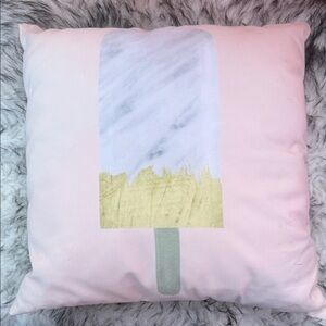 Pastel Ice Cream Decorative Pillow